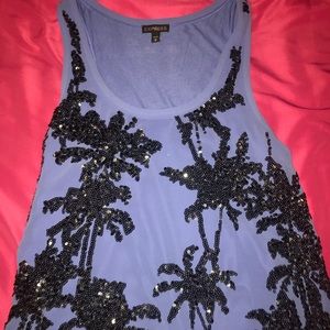 Express Palm Tree Sequence Tank